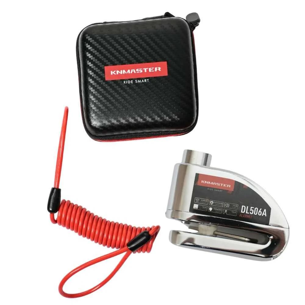 DL506A 6mm Alarmlı Disk Kilidi | Hatırlatma Kablosu ve Taşıma Çantası Hediye